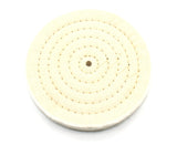 TEMO 6" 80 Ply Spiral Sewn Buffing and Polishing Wheel Extra Thick