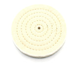TEMO 6" 80 Ply Spiral Sewn Buffing and Polishing Wheel Extra Thick