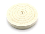 TEMO 6" 80 Ply Spiral Sewn Buffing and Polishing Wheel Extra Thick