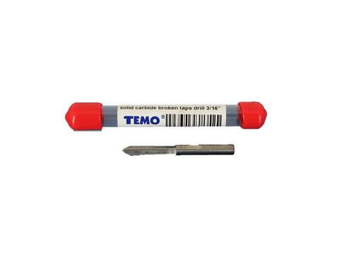 TMAX 3/16 Inch Solid Carbide Broken Taps Drill Extractor