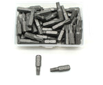 TMAX 50 pc T25 Torx Star 6 Point T-25 Impact Ready 1 Inch Long Screwdriver Insert Bits Hex Shank with Quick Release Slot