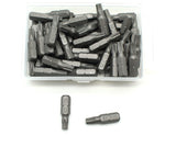 TMAX 50 pc T-25 Torx 6 point Impact Ready 1" L Screwdriver Insert Bits 