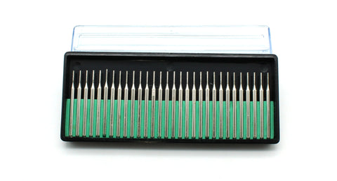 TMAX 30 pc 1mm Coarse Diamond Coated Glass Drill Bit Grit 80 fit Dremel