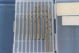 TMAX Precision Pin Vise Hand Drill and Twist Drill Bits, 11 pc Set