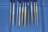 TMAX 10 Piece Industrial 5-1/2" (140mm) L Mini Diamond Coated File Set