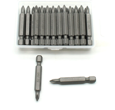 TMAX 25 pc PH1 Impact Ready Phillips Screwdriver Insert Bits Hex Shank