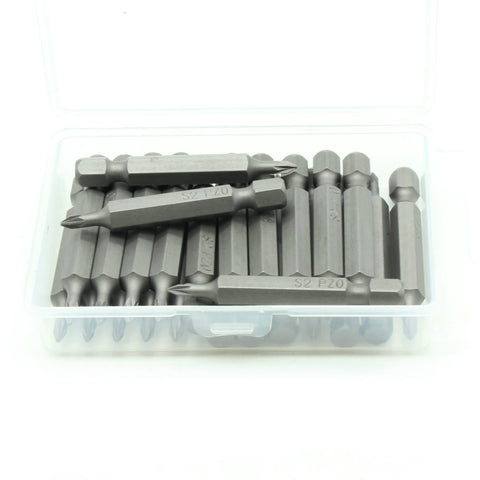 TMAX 25 pc PZ0 Pozidrive Impact Ready 2" (50mm) Screwdriver Insert Bits