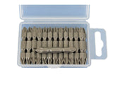 TEMO 25 pc PZ2 Pozi Drive Impact Ready Double Ended 2 Inch Screwdriver Insert Bits