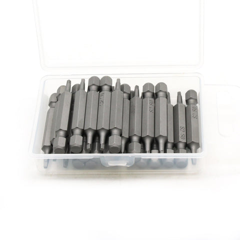 TMAX 25 pc #0 Square Robertson 2 Inch Screwdriver Insert Bits, Durable S2 Steel, with Heavy Duty Storage Container