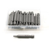 TMAX 25 pc #0 Square Robertson 2 Inch Screwdriver Insert Bits, Durable S2 Steel, with Heavy Duty Storage Container