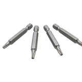 TMAX 25 pc T20H Tamper Proof Security Torx 2" Screwdriver Insert Bits