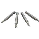 TMAX 25 pc T20H Tamper Proof Security Torx 2" Screwdriver Insert Bits