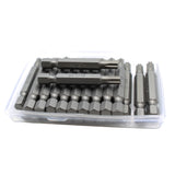 TMAX 25 pc T27H Tamper Proof Security Torx 2" Screwdriver Insert Bits
