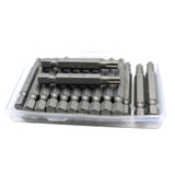 TMAX 25 pc T27H Tamper Proof Security Torx 2" Screwdriver Insert Bits
