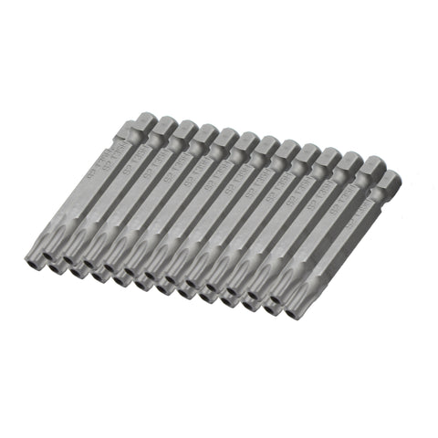 TMAX 25 pc T35H Tamper Proof Security Torx 2" Screwdriver Insert Bits