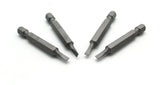 TMAX 25 pc 1/8" (3.8mm) Slotted  Flat Head 2" Screwdriver Insert Bits