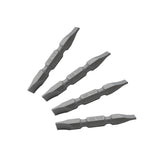 TMAX 25 pc 1/4" Slotted  Flat Double Ended Screwdriver Insert Bits
