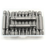 TMAX 25 pc 1/8" Hex 2 Inch (50mm) Screwdriver Insert Bits