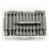 TMAX 25 pc Spanner #6 2 Inch Screwdriver Insert Bits, Durable S2 Steel, with Heavy Duty Storage Container