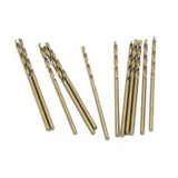 TEMO 12 pc 1/16" Cobalt 135-Degree Jobber Drill Bit 1-2/3" Total Length, 3/4" Working Length