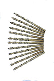 TEMO 12 pc 3/32" Cobalt 135-Degree Jobber Drill Bit 2-1/4" Total Length, 1-1/4" Working Length