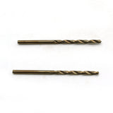 TEMO 12 pc 3/32" Cobalt 135-Degree Jobber Drill Bit 2-1/4" Total Length, 1-1/4" Working Length
