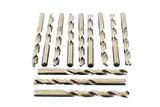 TEMO 12 pc 5/16" Cobalt 135-Degree Jobber Drill Bit 4-1/2" Total Length, 3" Working Length