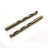 TEMO 12 pc 23/64" Cobalt 135-Degree Jobber Drill Bit 4-3/4" Total Length, 3-1/2" Working Length