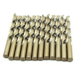 TEMO 12 pc 13/32" Cobalt 135-Degree Jobber Drill Bit 5-1/4" Total Length, 3-3/4" Working Length