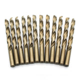 TEMO 12 pc 29/64 inch Cobalt 135-Degree Jobber Drill Bit 8 inch Length