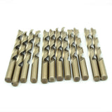 TEMO 12 pc 15/32" Cobalt 135-Degree Jobber Drill Bit 5-3/4" Total Length, 4-1/2" Working Length
