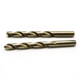 TEMO 12 pc 31/64" Cobalt 135-Degree Jobber Drill Bit 6" Total Length, 4-1/2" Working Length