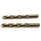 TEMO 12 pc 1/2 inch Cobalt 135-Degree Jobber Drill Bit 10 inch Length