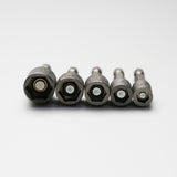 TMAX 5 pc S2 Steel Magnetic Impact Ready Nut Driver Set: 1/4",  5/16", 3/8", 7/16", 1/2"