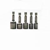TMAX 5 pc S2 Steel Magnetic Impact Ready Nut Driver Set: 1/4",  5/16", 3/8", 7/16", 1/2"