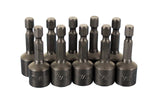 TMAX 10pc Impact Ready 7/16 inch (11mm) Magnetic Nutsetter Set