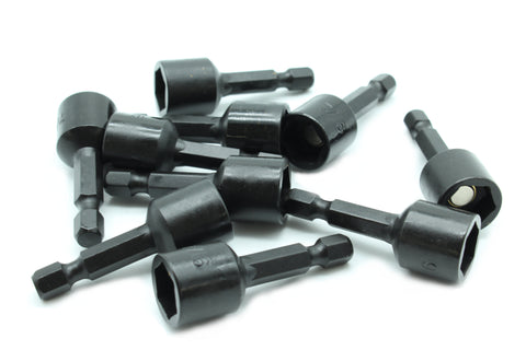 TMAX 10 pc Impact Ready 7/16 inch (11mm) Magnetic Nutsetter Set