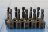 TMAX 10 pc 1/2" S2 Steel Magnetic Impact Ready Nut Driver Set 1/4" Shank