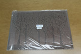 TEMO Placemats with Table Runners, PVC Heat Resistant [Brown woods]