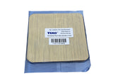 TEMO 4pc Coasters, PVC Heat Resistant [Golden rose]