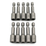 TMAX 10 pc Impact Ready 1/4 Inch Magnetic Nutsetter Set 1/4 Inch Shank