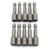 TMAX 10 pc 1/4" S2 Steel Magnetic Impact Ready Nut Driver Set: 1/4" Shank