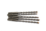 TMAX 5 pc SDS-Plus Rotary Hammer Drill Bit Set (5/16 x 4 x 6 Inch) Carbide Tipped  for Drilling Through Concrete, Cement, Stone, Brick, Ceramic Pots