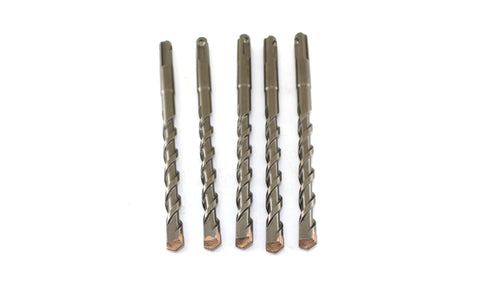 TMAX 5 pc SDS-Plus Rotary Hammer Drill Bit Set (3/8 x 4 x 6 Inch) Carbide Tipped  for Drilling Through Concrete, Cement, Stone, Brick, Ceramic Pots