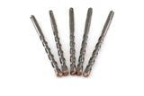 TEMO 5 pc SDS-Plus Rotary Hammer Drill Bit Set (3/8 x 4 x 6 Inch) Carbide Tipped  for Drilling Through Concrete, Cement, Stone, Brick, Ceramic Pots