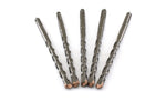 TEMO 5pc SDS Plus Rotary Hammer Bits Drill Bit Set  3/8"x4"x 6"
