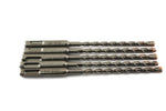 TMAX 5 pc Sds-Plus Rotary Hammer Drill Bit Set 1/4x 4 x 6 Inch