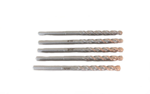 TMAX 5 pc Premium Percussion Masonry Drill Bit 3/16 x 3-3/8 Inch