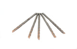 TEMO 5 pc Premium Percussion Masonry Drill Bit Set 3/16 x 3-3/8 Inch