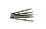 TMAX 5 pc Premium Percussion Masonry Drill Bit 1/4 x 4 Inch